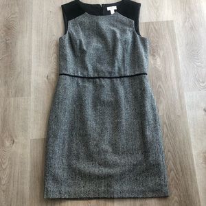 Women’s Loft Ann Taylor Sz 12 black and Gray Dress